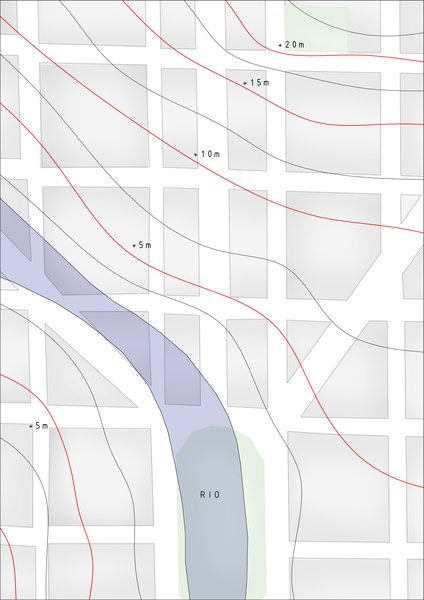 Topografía superpuesta