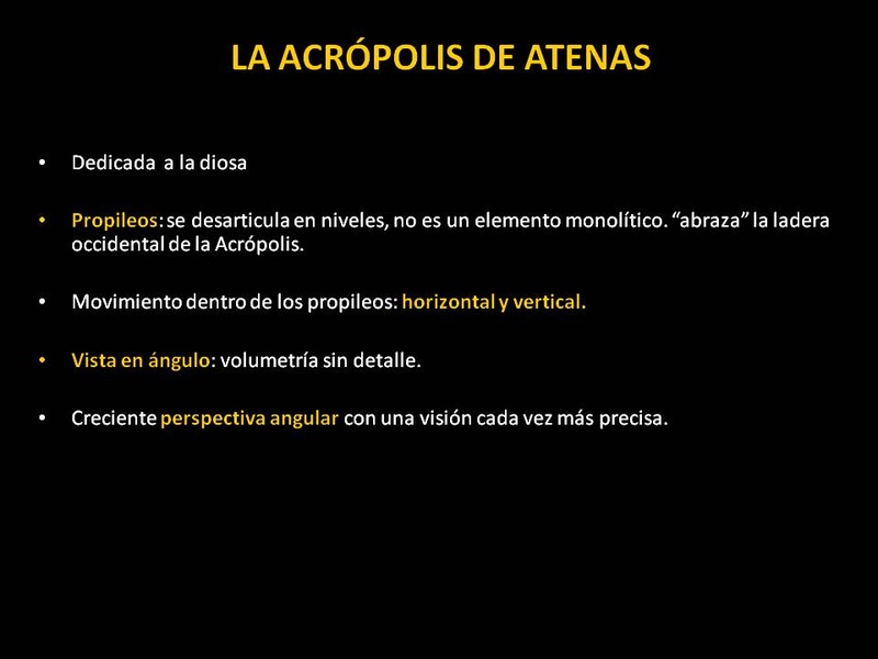 La acrópolis de Atenas II