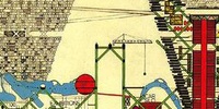 Imagen para el proyecto Plug-in City. Peter Cook. Archigram. 