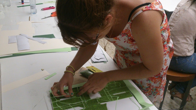 Fotos trabajo sobre maqueta
