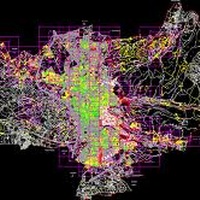 Imagen para la entrada Cartografía dwg Granada con linea del metro y paradas