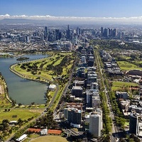 Imagen para la entrada Melbourne, acercamiento a la ciudad (E=1:20.000)