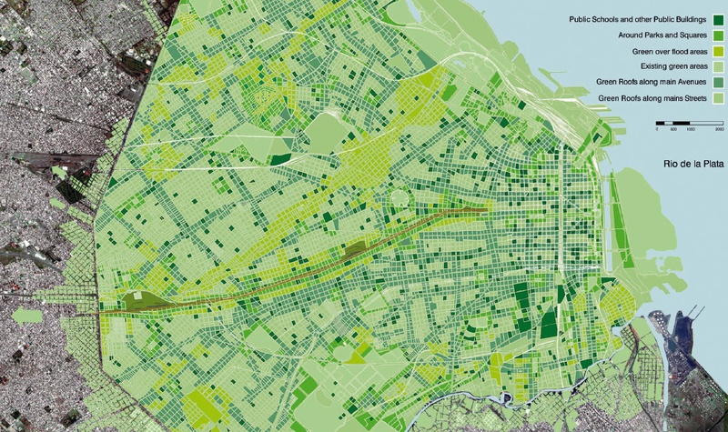 Plano verde Buenos Aires
