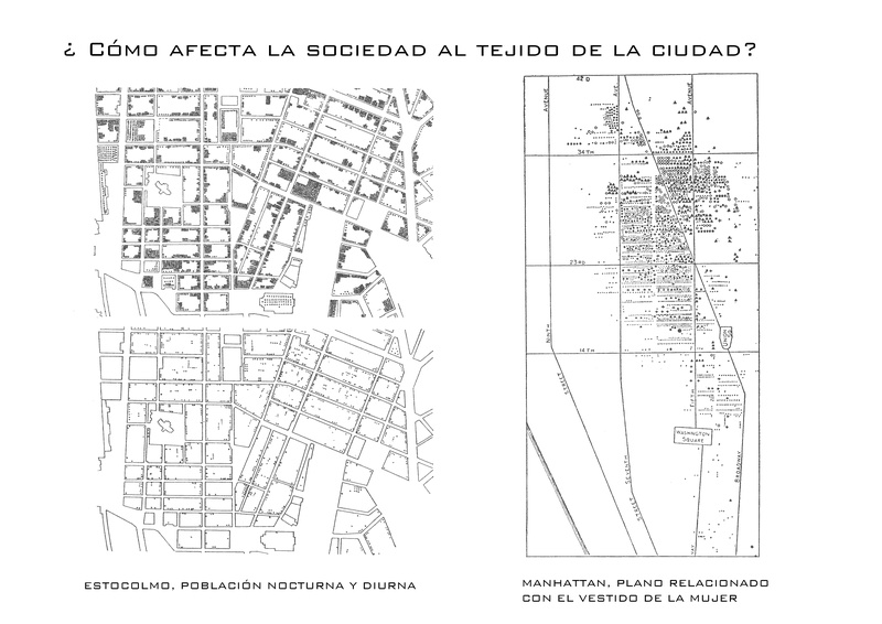 ¿Cómo afecta la sociedad al tejido de la ciudad?