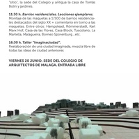 Imagen para la entrada VIAJE DE URBANISMO 2 A MÁLAGA. EXPOSICIÓN MAQUETAS