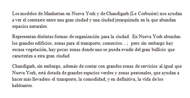 Comparación NY y Chandigarh