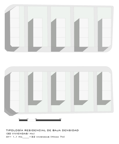 Tipología densidad baja