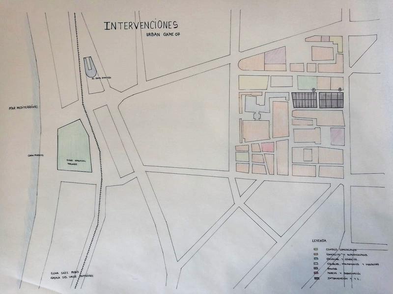 Croquis de situación de manzanas.