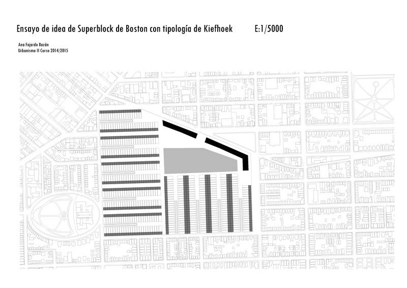 Propuesta de superblock 1:5000