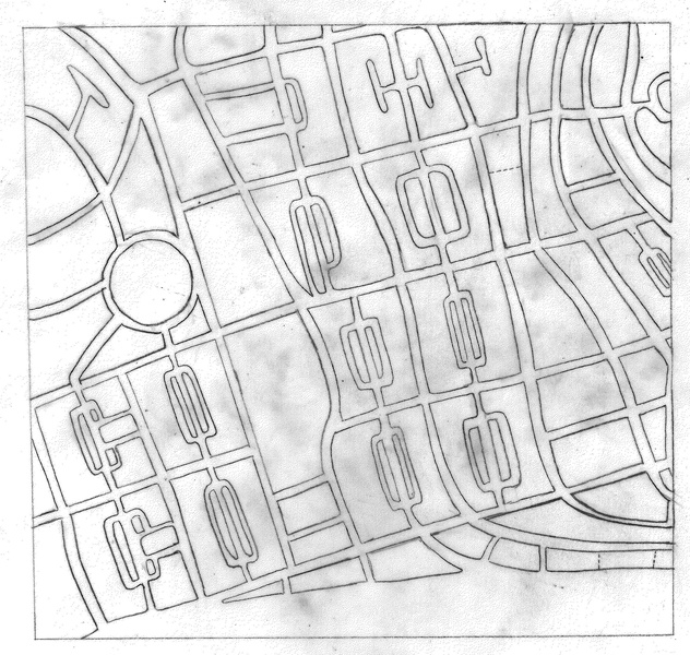 Trama urbana adaptada a la topografía