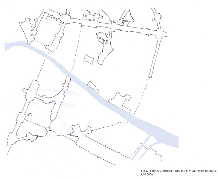 Areas libres y parques urbanos y matropolitanos 1:10 000e