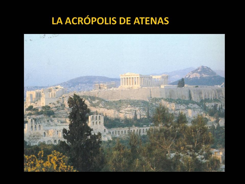 La acrópolis de Atenas 