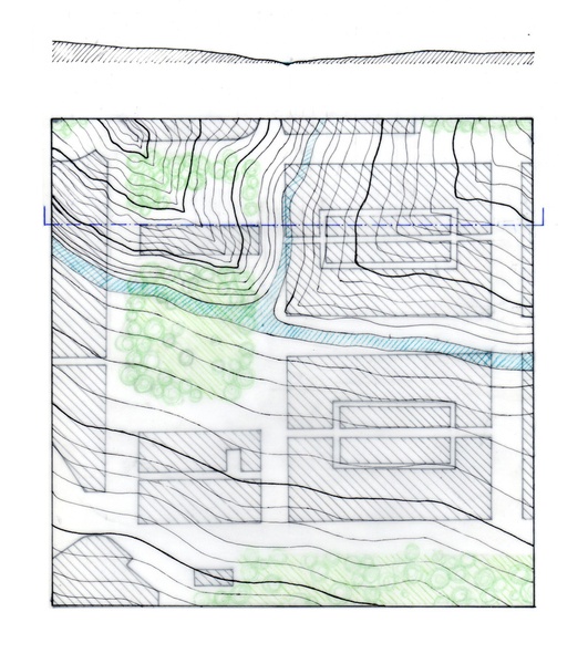 Planta original + Topografía