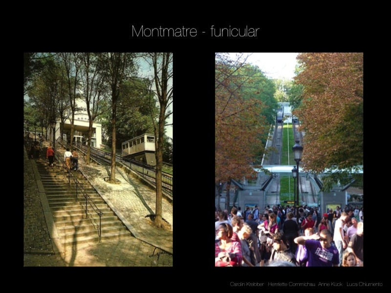 Montmatre - funicular, Paris/Francia
