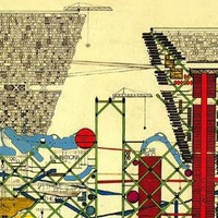 Imagen para la entrada Plug-in City. Peter Cook. Archigram. 