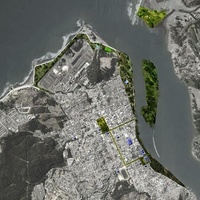 Imagen para la entrada Trabajo de investigación. Plan urbano Pres Constitución, Constitución, Chile. Alejandro Aravena