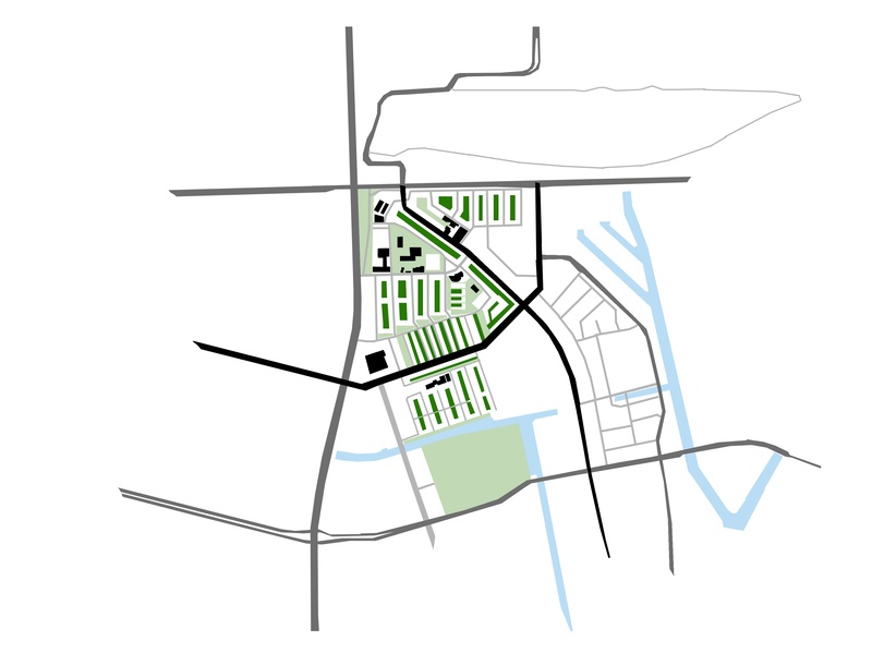 Esquema de formas urbanas de Bos en Lommer