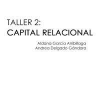 Imagen para la entrada Taller 2:Capital relacional