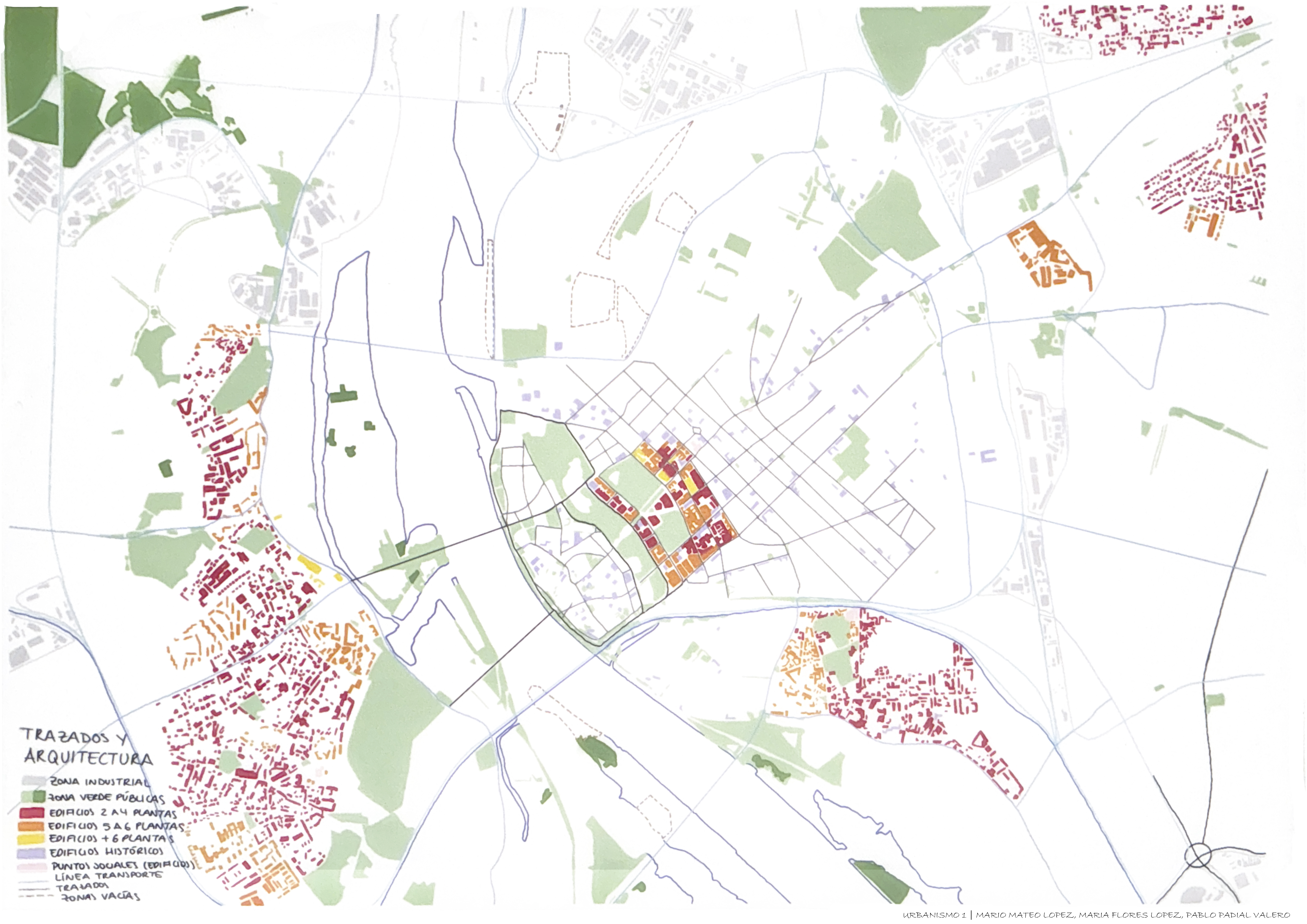 TRAZADOS Y ARQUITECTURA 1:25000