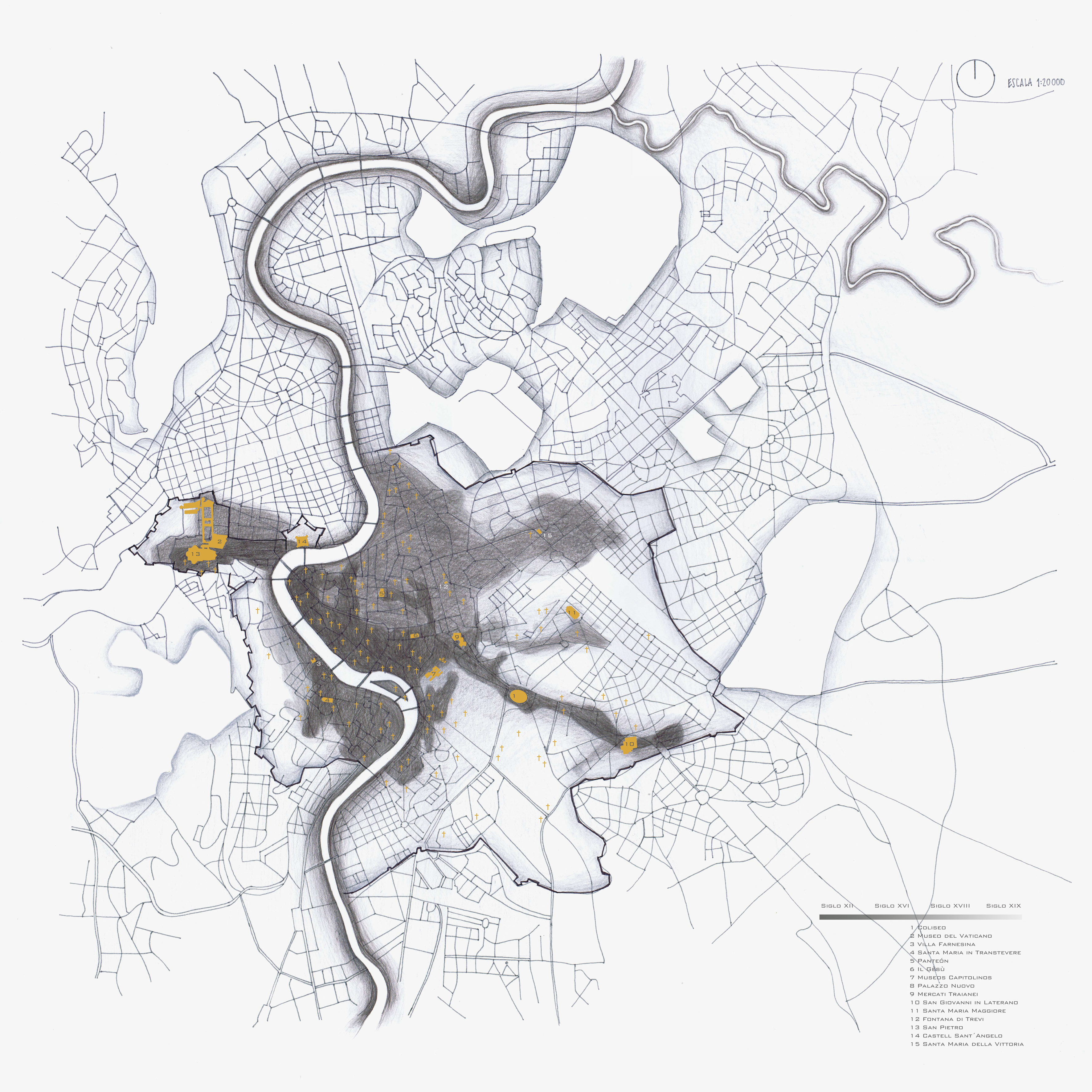 Cartografía de la ciudad de Roma